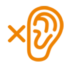 ícone Não emite ruídos